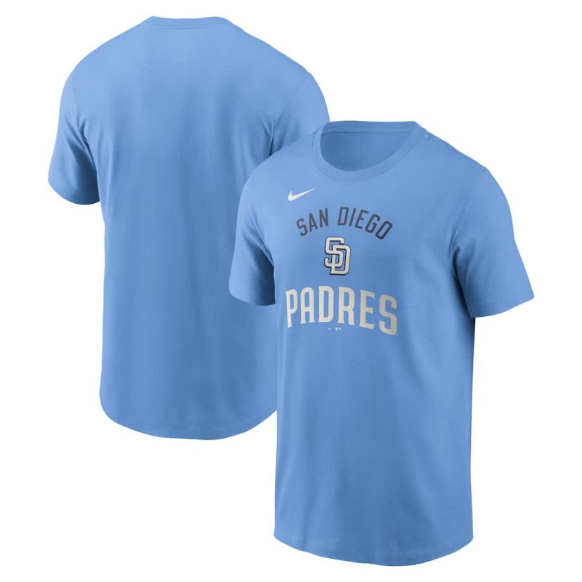 MLB Nike Light San Diego Padres Early Innings Stack T-Shirt