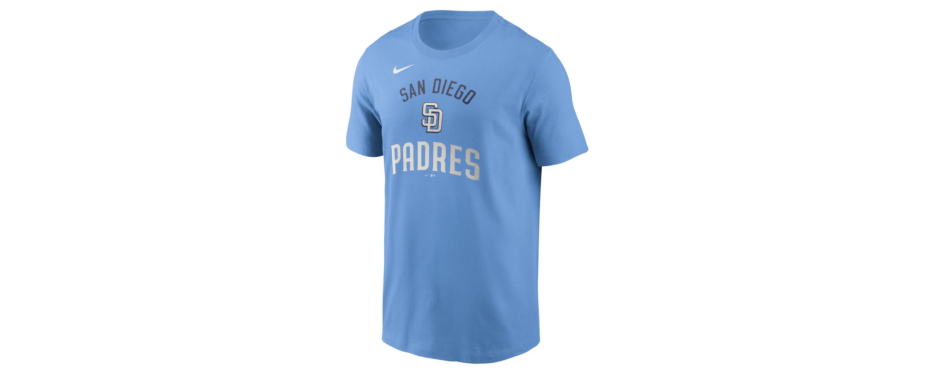 MLB Nike Light San Diego Padres Early Innings Stack T-Shirt