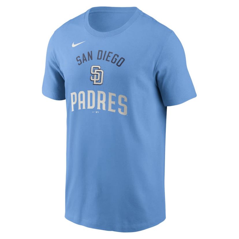 MLB Nike Light San Diego Padres Early Innings Stack T-Shirt