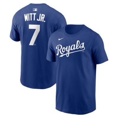 Men's MLB Nike Bobby Witt Jr. Kansas City Royals Name & Number T-Shirt