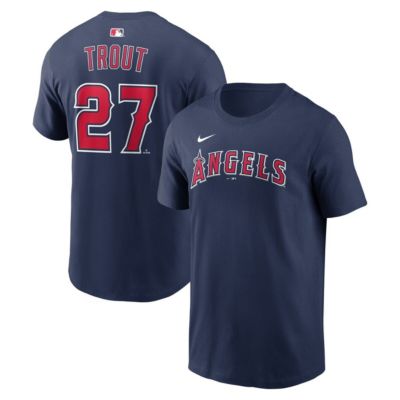 Men's MLB Nike Mike Trout Los Angeles Angels Name & Number T-Shirt