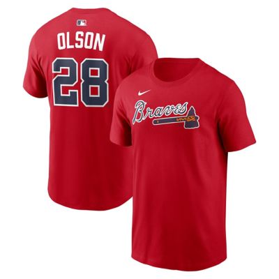 Men's MLB Nike Matt Olson Atlanta Braves Name & Number T-Shirt