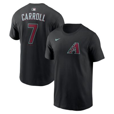 Men's MLB Nike Corbin Carroll Arizona Diamondbacks Name & Number T-Shirt