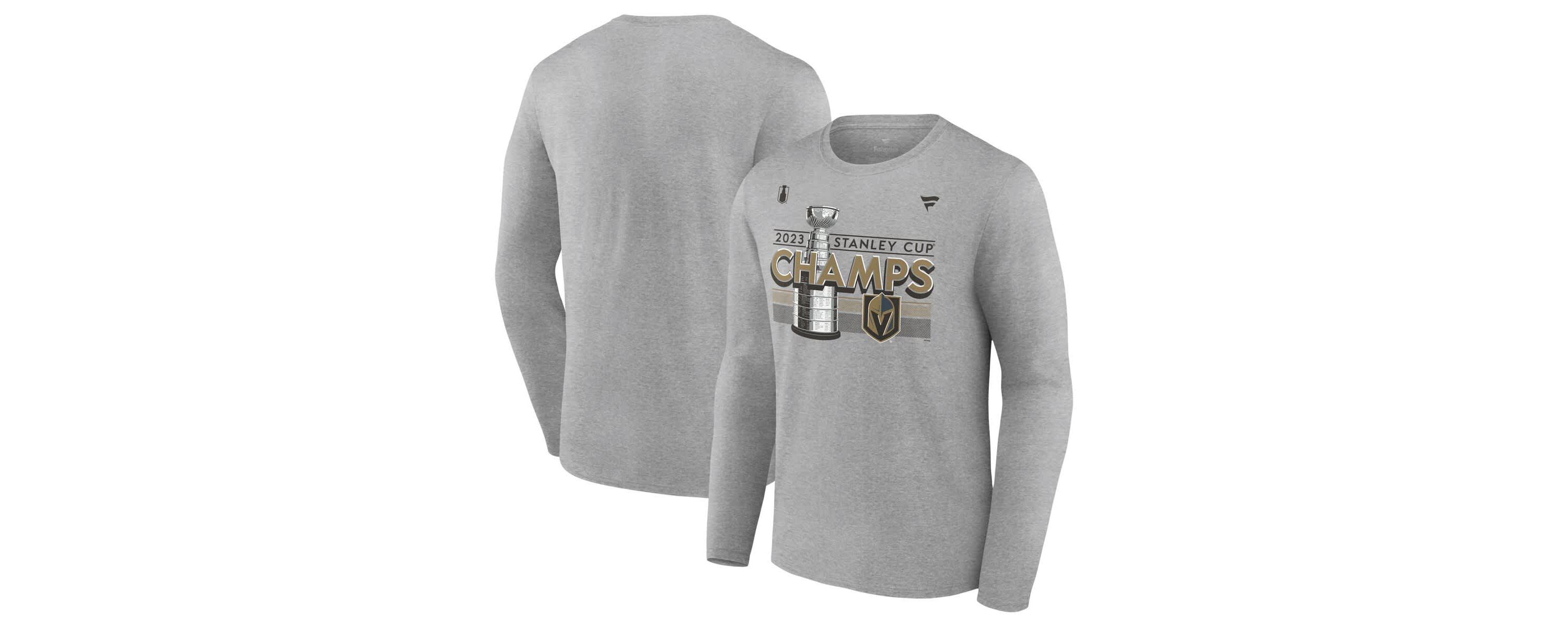 NHL Fanatics Vegas Golden Knights 2023 Stanley Cup s Locker Room Long Sleeve T-Shirt