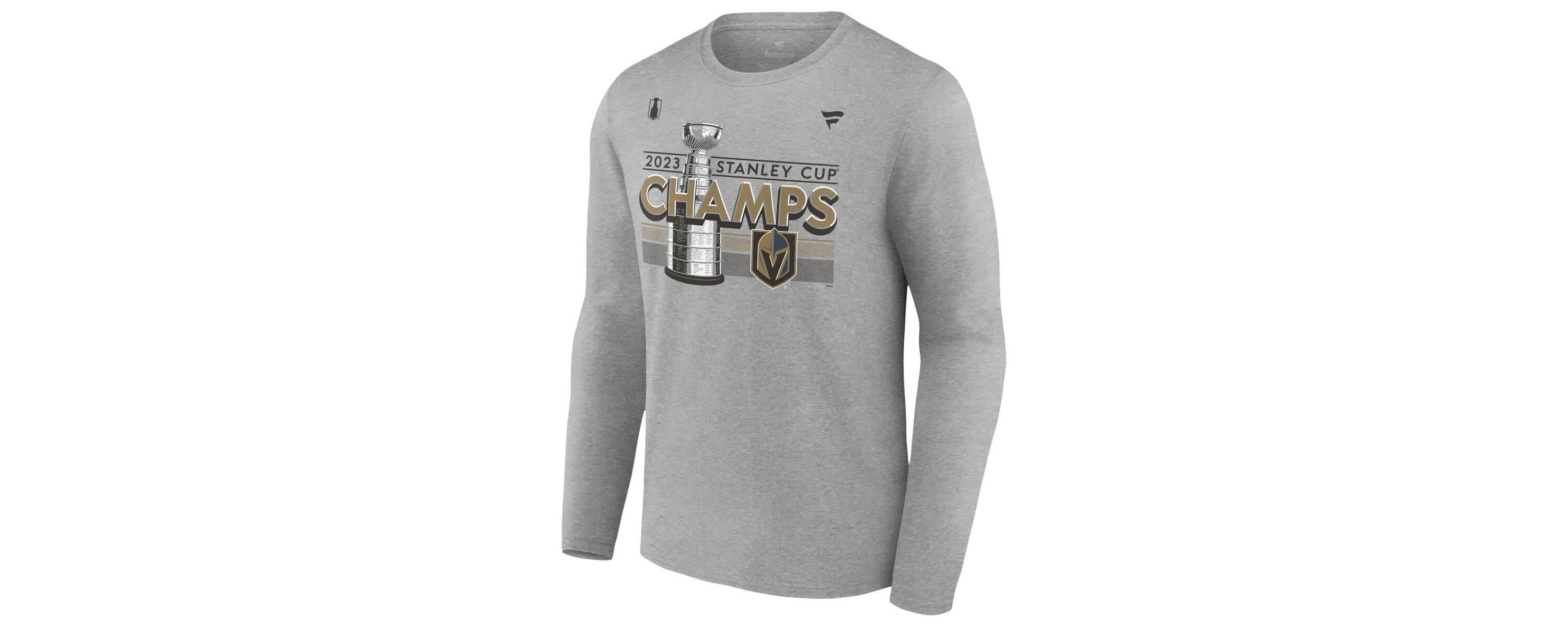 NHL Fanatics Vegas Golden Knights 2023 Stanley Cup s Locker Room Long Sleeve T-Shirt
