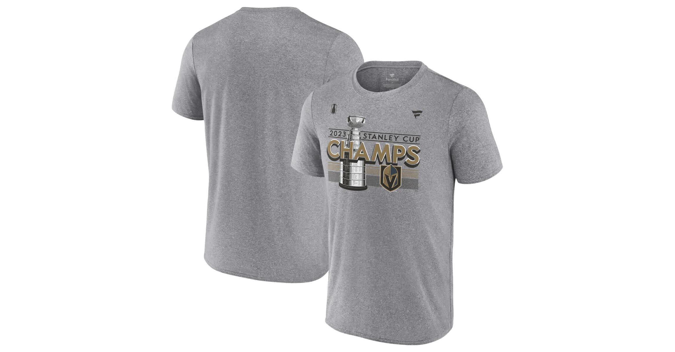 NHL Fanatics Vegas Golden Knights 2023 Stanley Cup s Locker Room Performance T-Shirt
