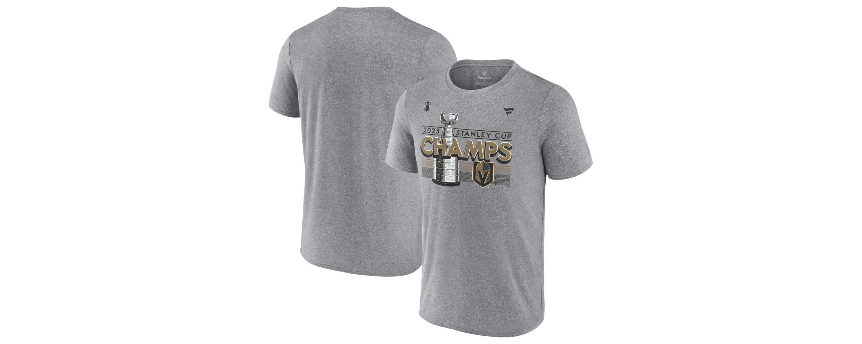 NHL Fanatics Vegas Golden Knights 2023 Stanley Cup s Locker Room Performance T-Shirt