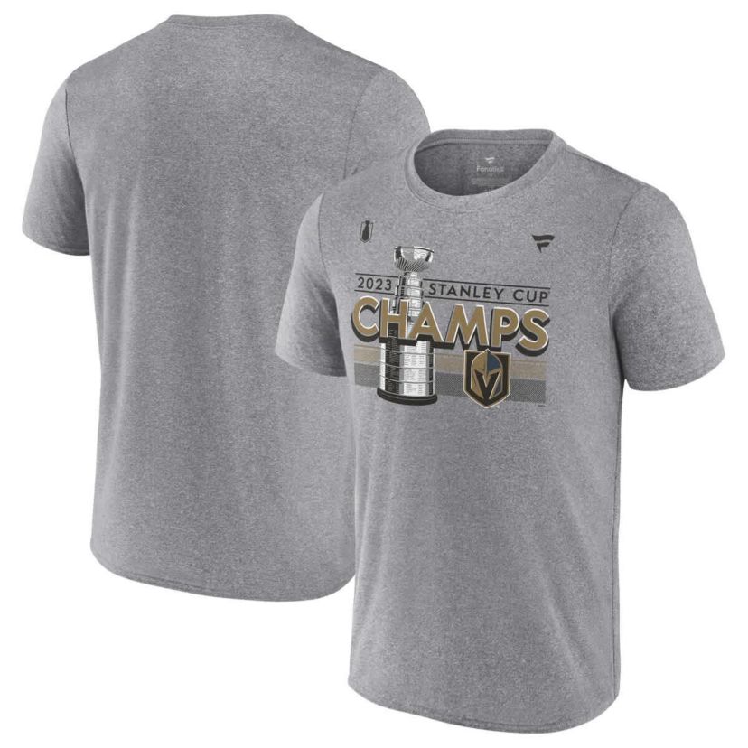 NHL Fanatics Vegas Golden Knights 2023 Stanley Cup s Locker Room Performance T-Shirt