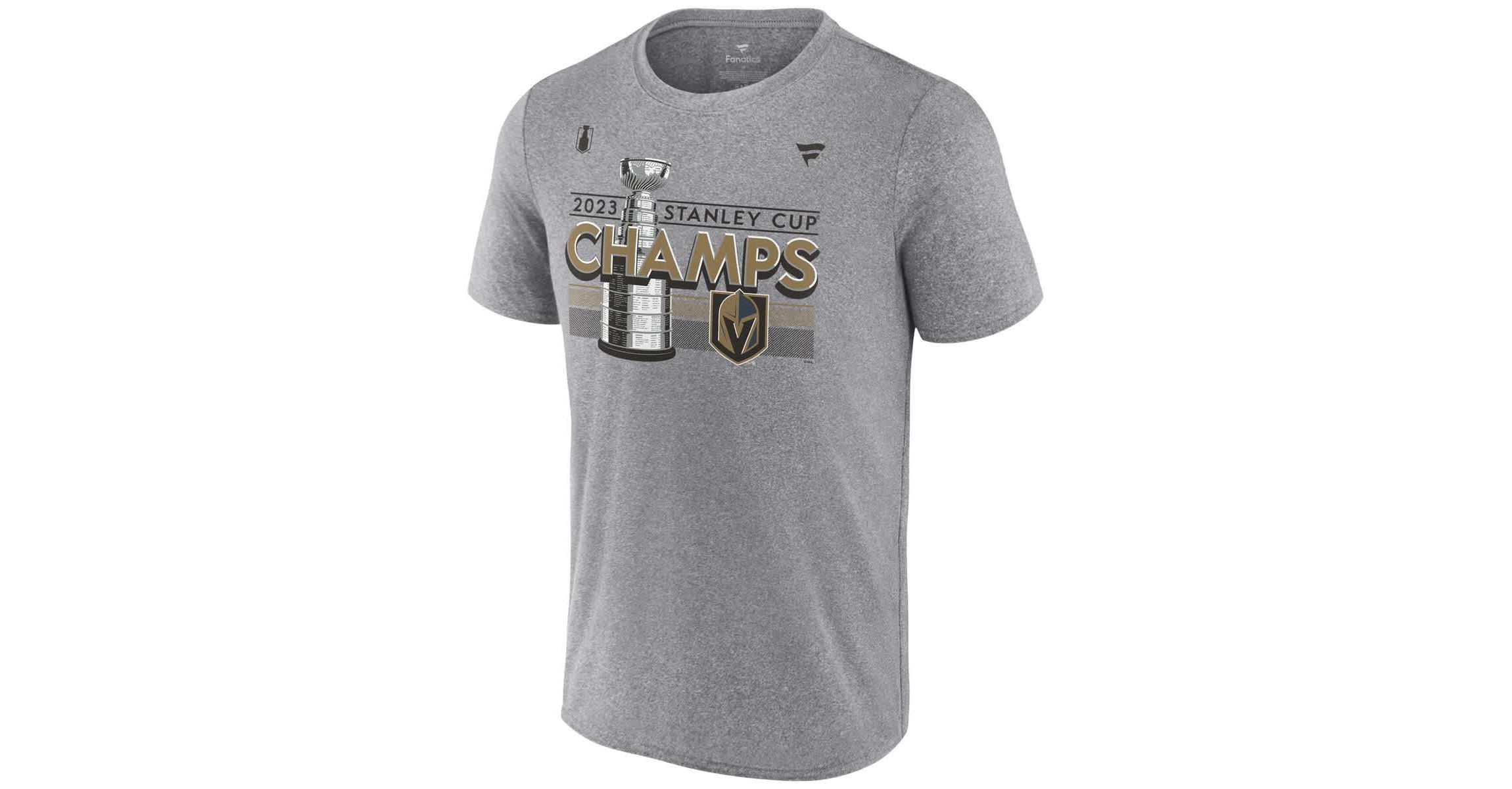 NHL Fanatics Vegas Golden Knights 2023 Stanley Cup s Locker Room Performance T-Shirt