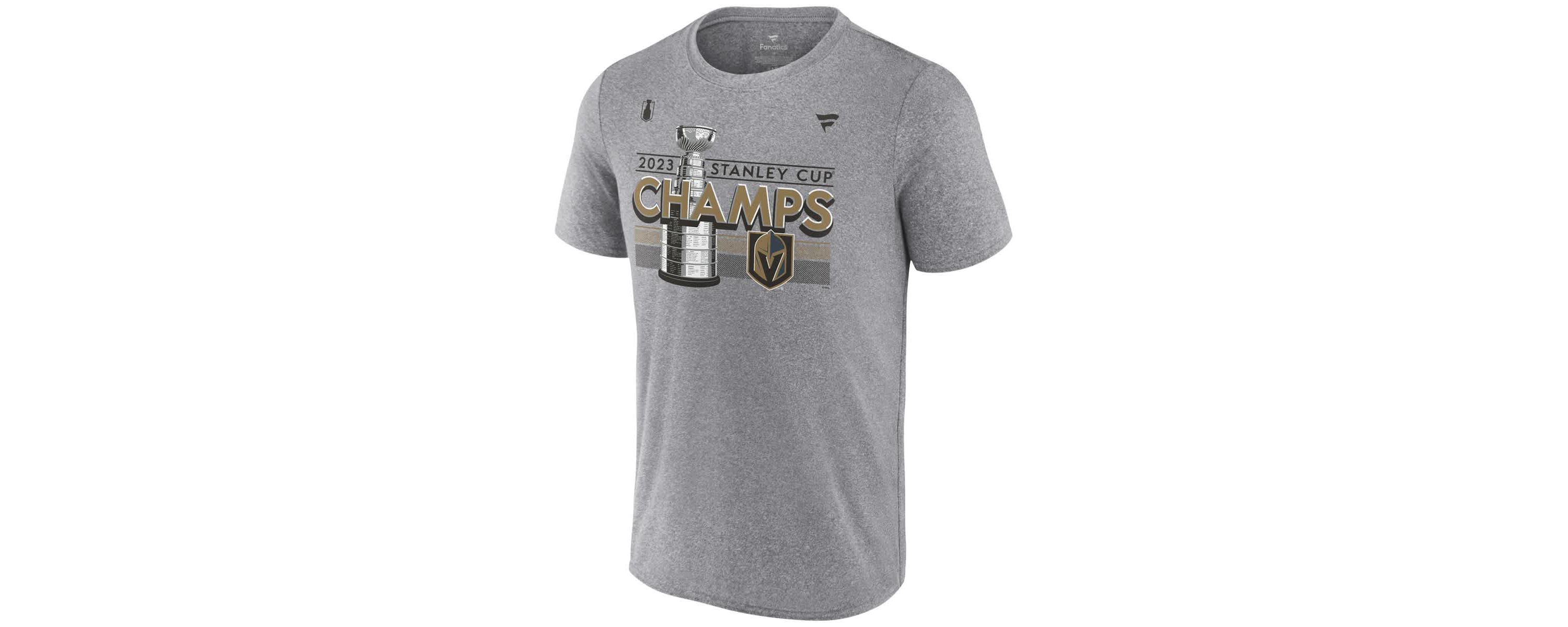 NHL Fanatics Vegas Golden Knights 2023 Stanley Cup s Locker Room Performance T-Shirt