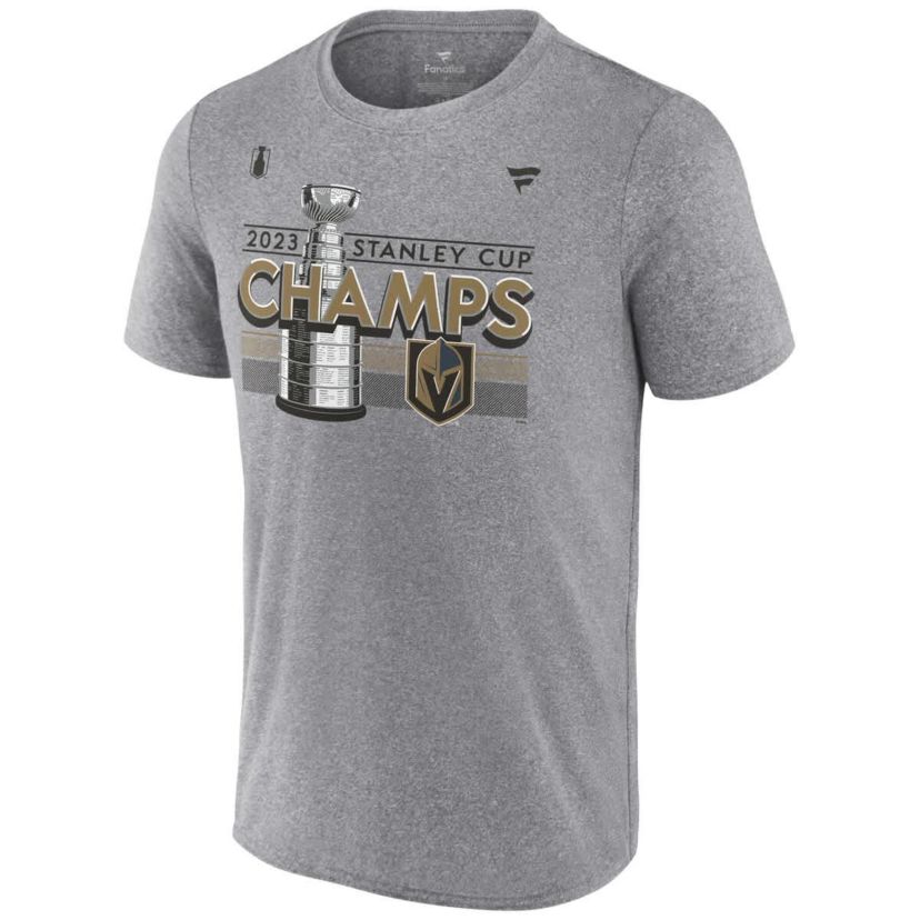NHL Fanatics Vegas Golden Knights 2023 Stanley Cup s Locker Room Performance T-Shirt