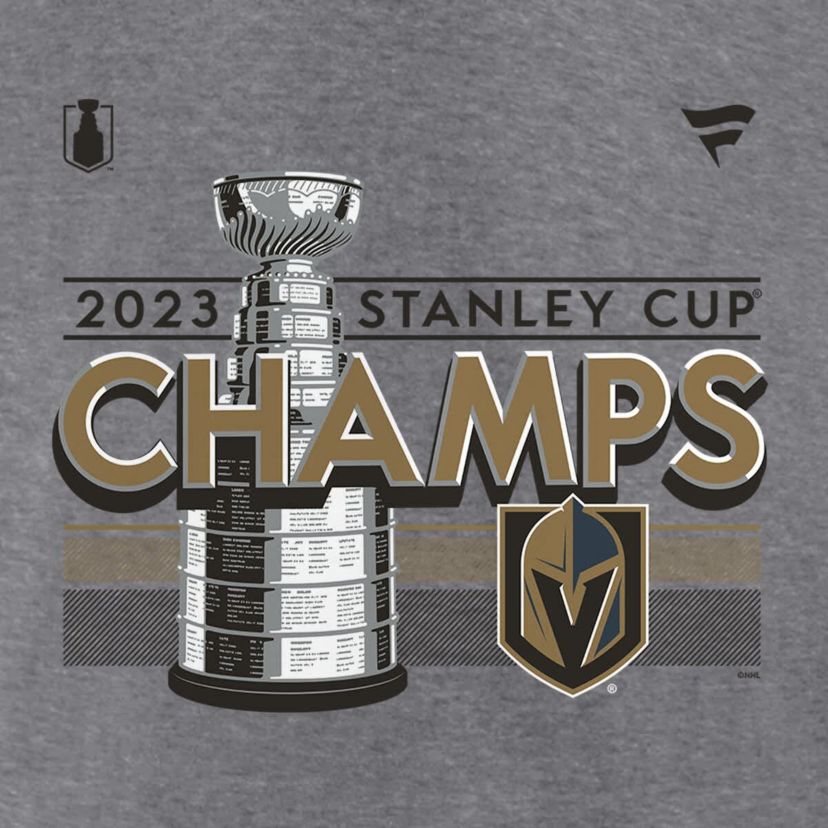 NHL Fanatics Vegas Golden Knights 2023 Stanley Cup s Locker Room Performance T-Shirt