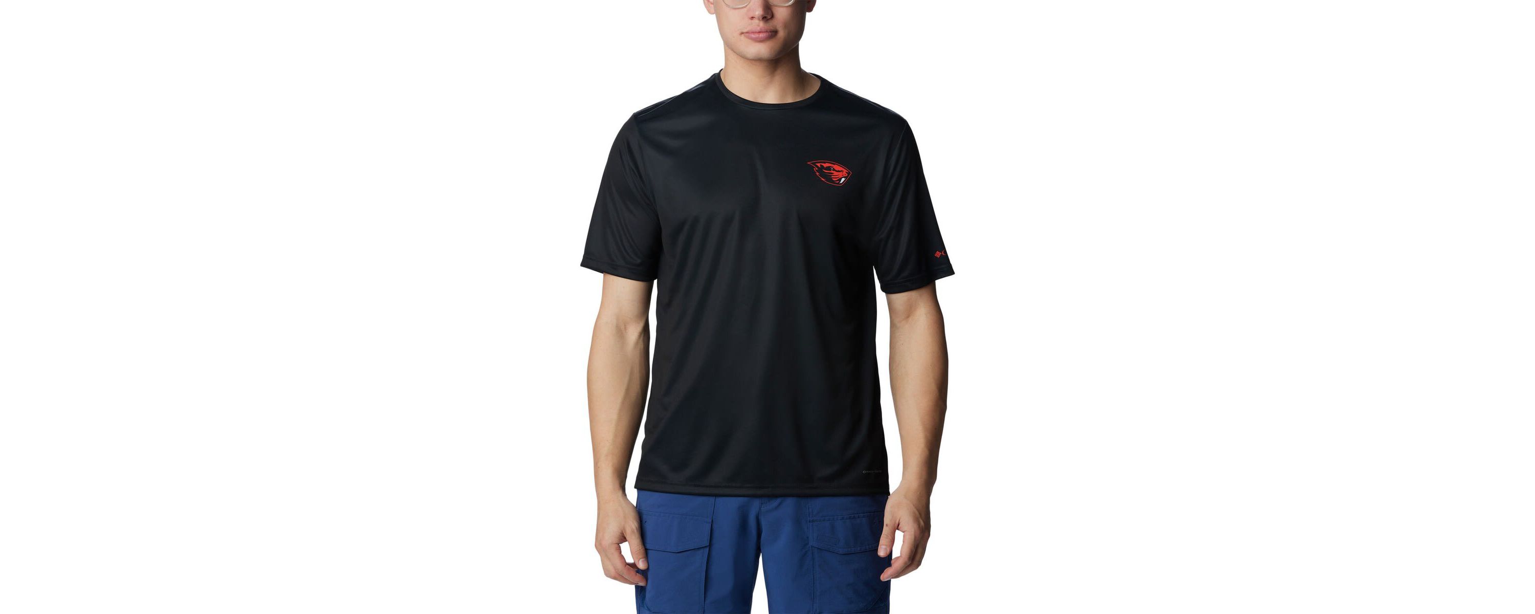 NCAA Oregon State Beavers Terminal Tackle Badge Omni-Shade T-Shirt