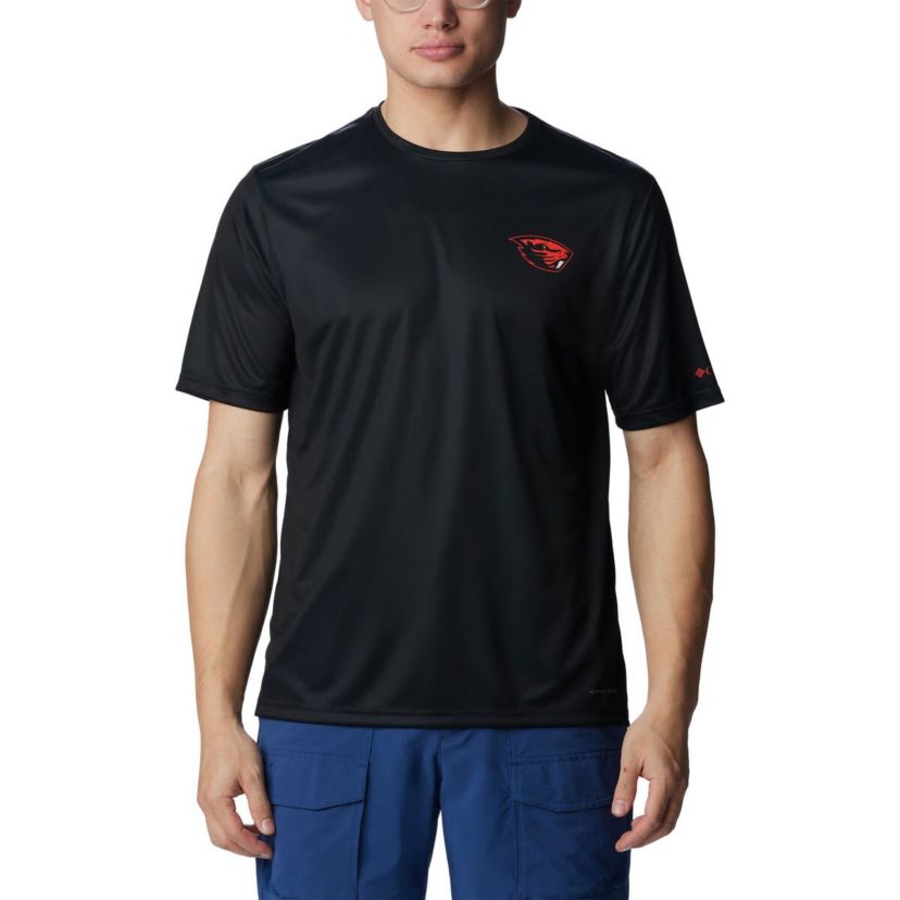 NCAA Oregon State Beavers Terminal Tackle Badge Omni-Shade T-Shirt