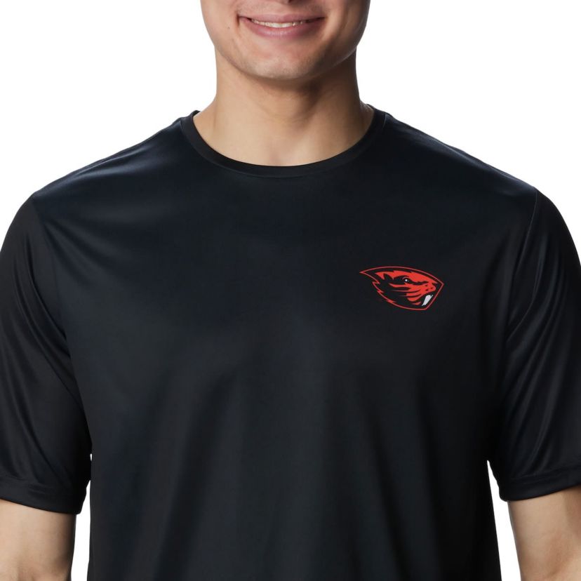 NCAA Oregon State Beavers Terminal Tackle Badge Omni-Shade T-Shirt