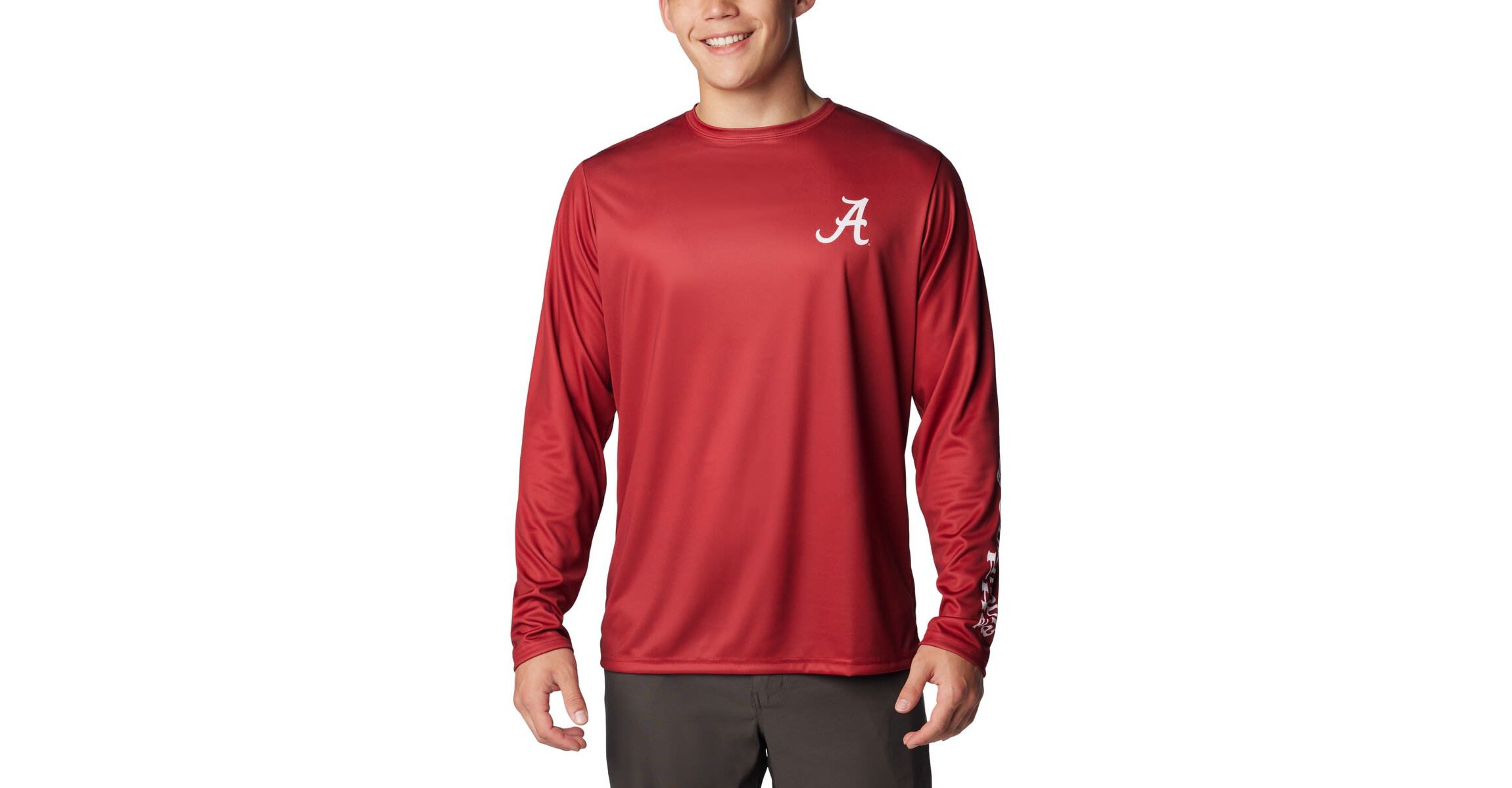 Alabama Crimson Tide NCAA Alabama Tide Terminal Shot Omni-Shade Long Sleeve T-Shirt