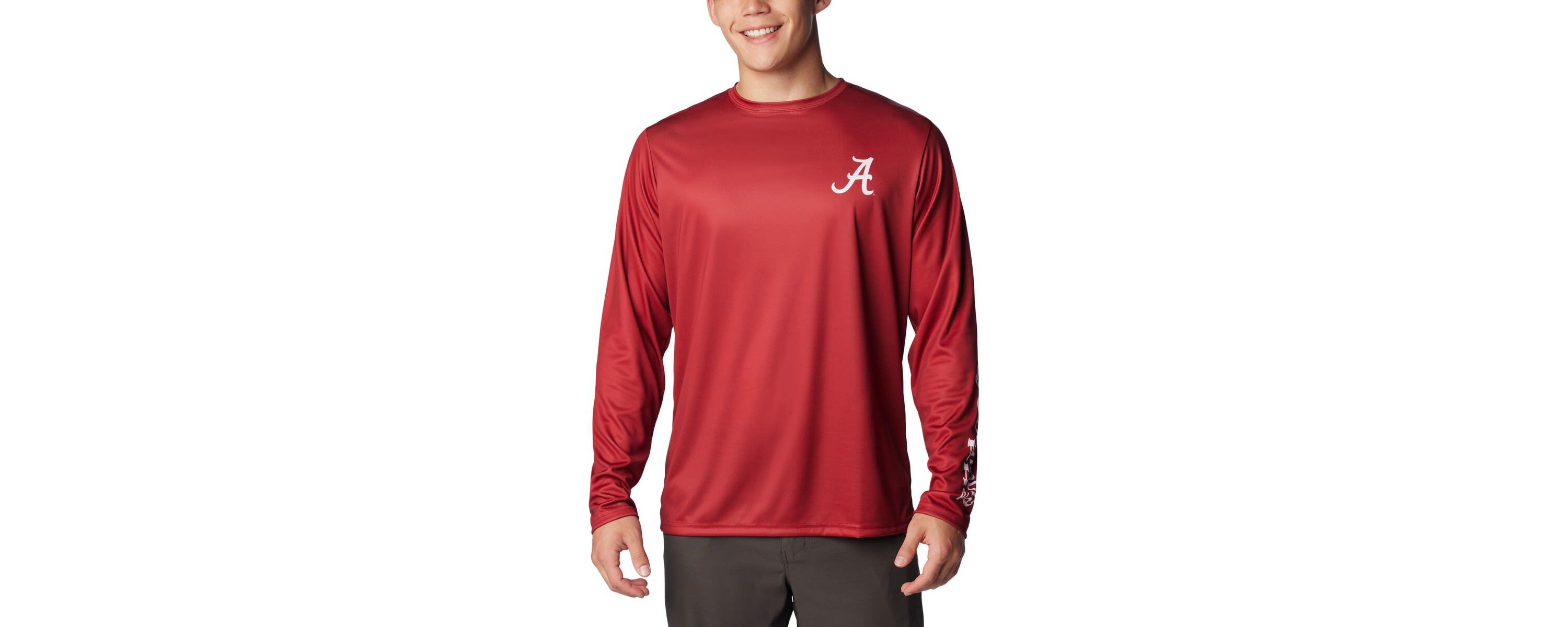 Alabama Crimson Tide NCAA Alabama Tide Terminal Shot Omni-Shade Long Sleeve T-Shirt