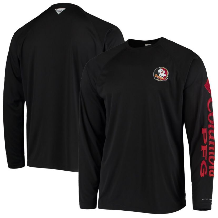 NCAA Florida State Seminoles Terminal Tackle Omni-Shade Raglan Long Sleeve T-Shirt