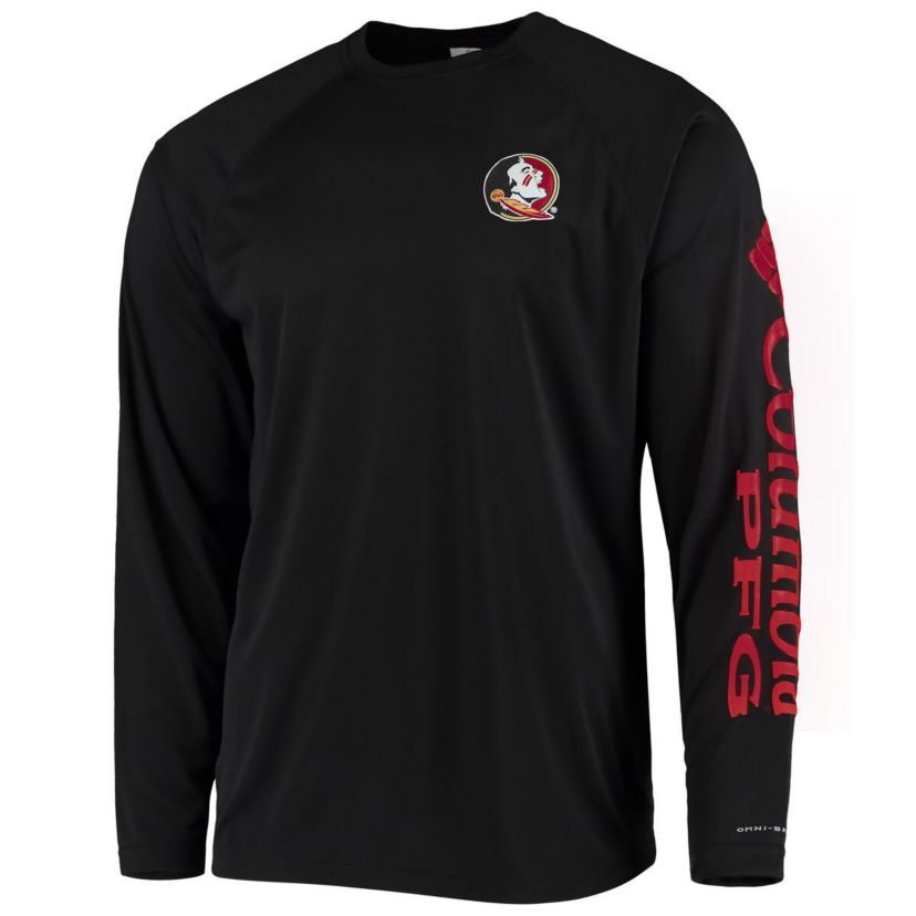NCAA Florida State Seminoles Terminal Tackle Omni-Shade Raglan Long Sleeve T-Shirt