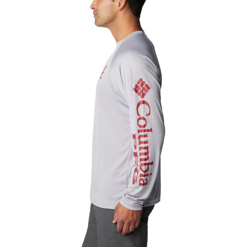 Alabama Crimson Tide NCAA Alabama Tide Terminal Tackle Omni-Shade Raglan Long Sleeve T-Shirt
