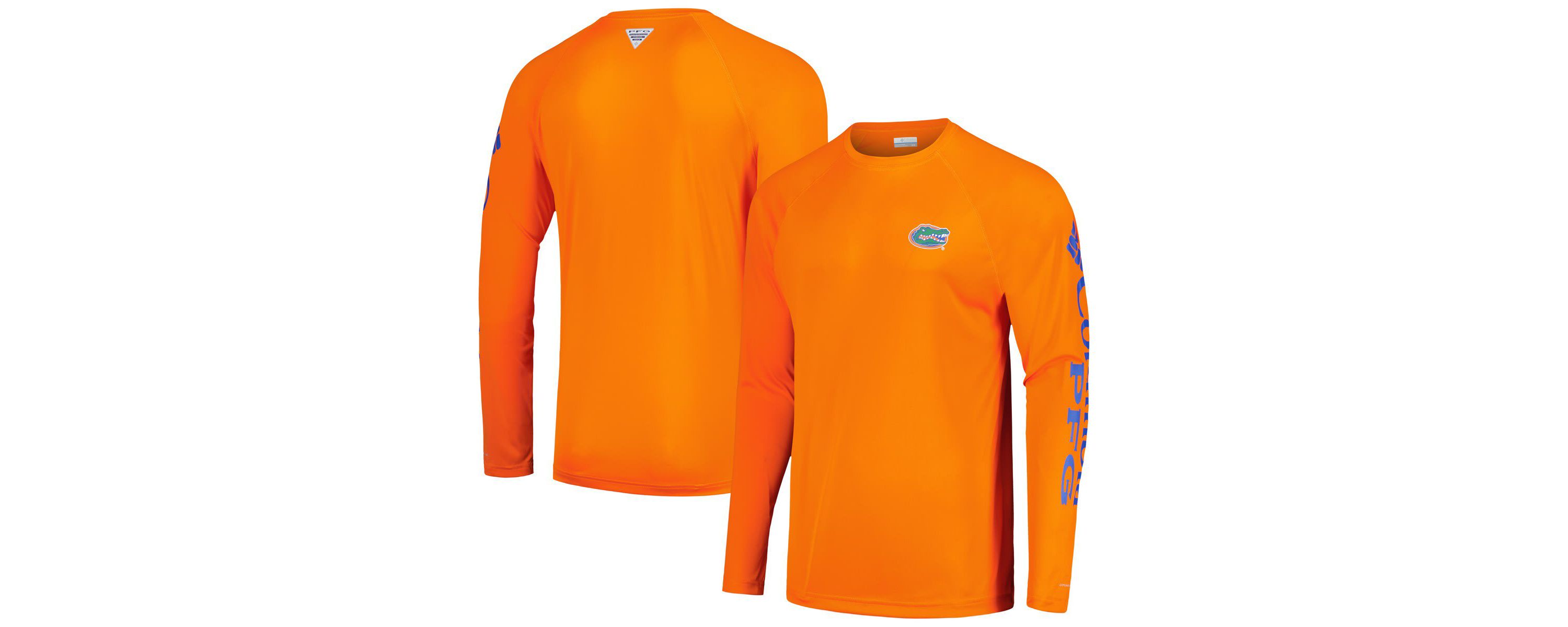 NCAA Florida Gators Terminal Tackle Omni-Shade Raglan Long Sleeve T-Shirt