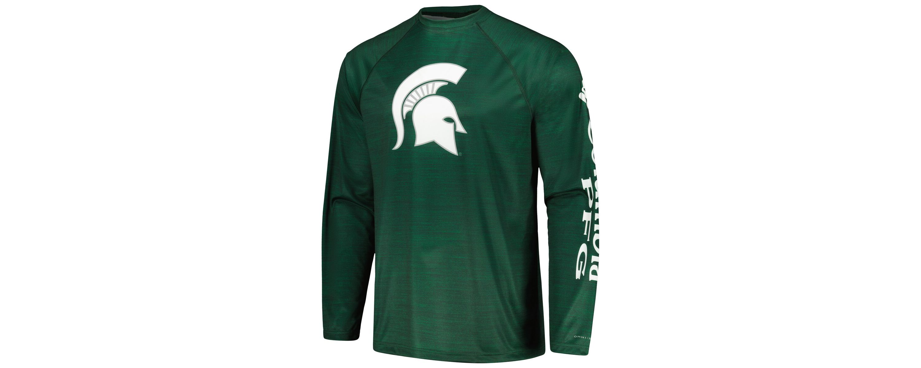 NCAA Michigan State Spartans PFG Terminal Tackle Omni-Shade Raglan Long Sleeve T-Shirt