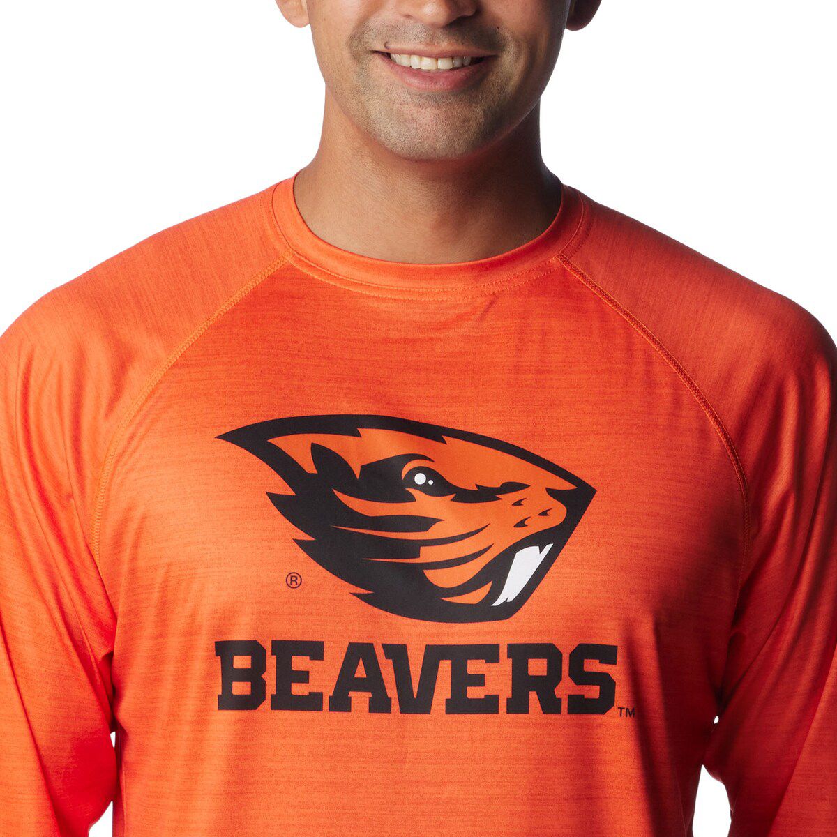 NCAA Oregon State Beavers PFG Terminal Tackle Omni-Shade Raglan Long Sleeve T-Shirt