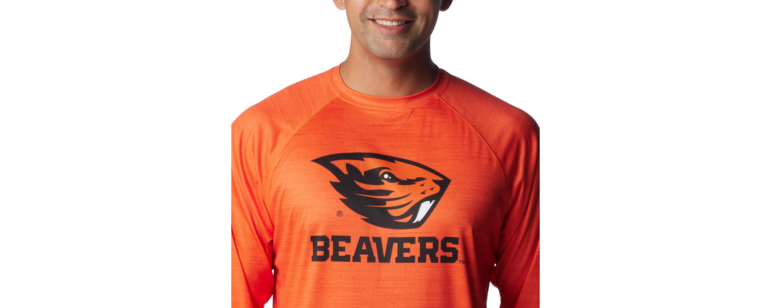 NCAA Oregon State Beavers PFG Terminal Tackle Omni-Shade Raglan Long Sleeve T-Shirt