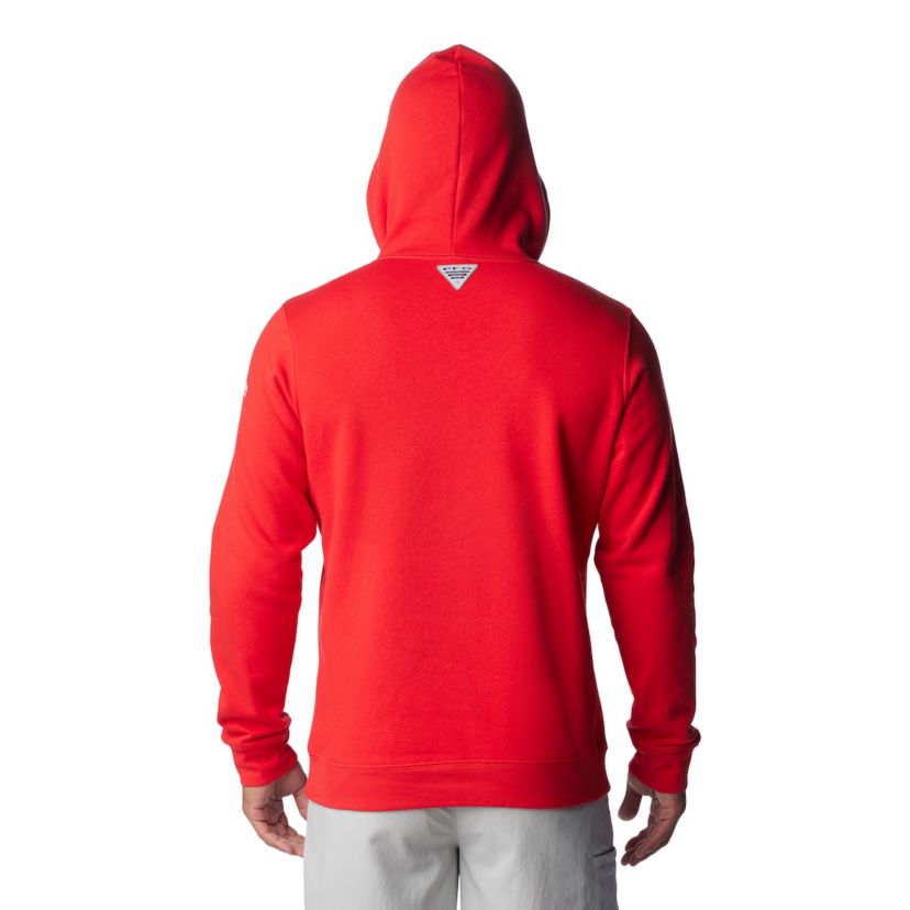 NCAA Nebraska Huskers PFG Fish Flag II Pullover Hoodie