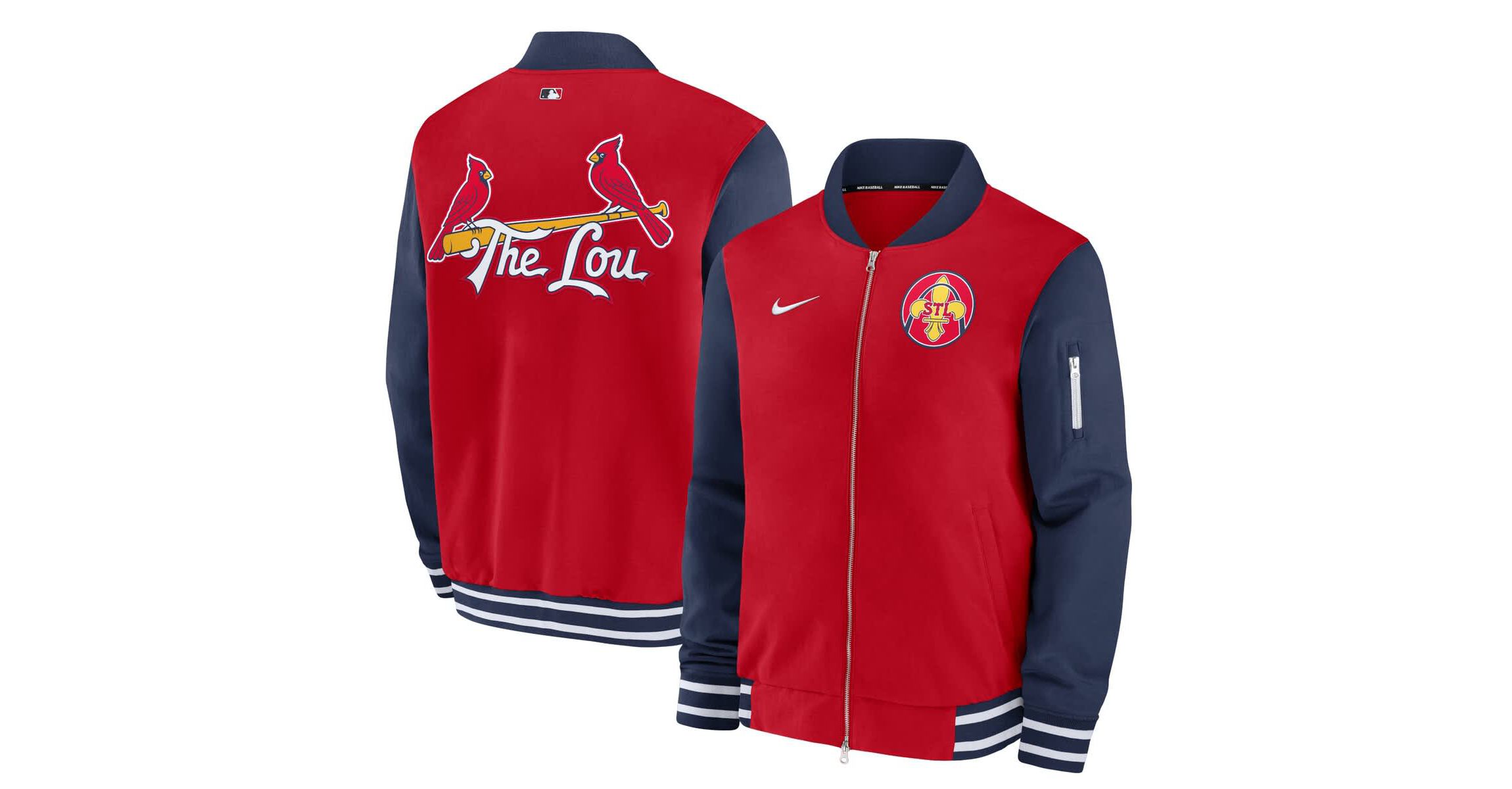 MLB Nike St. Louis Cardinals 2024 City Connect Authentic Collection Game Time Full-Zip Jacket