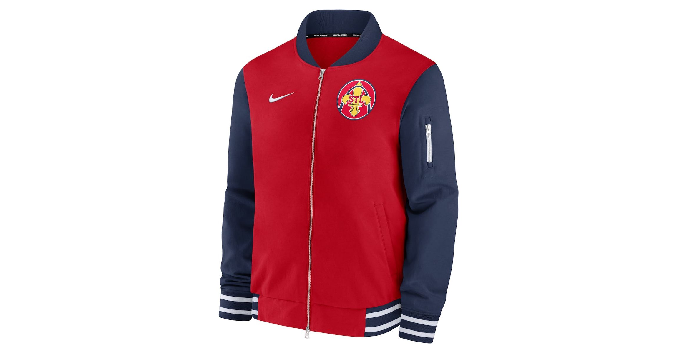 MLB Nike St. Louis Cardinals 2024 City Connect Authentic Collection Game Time Full-Zip Jacket