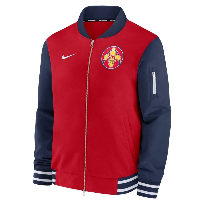 MLB Nike St. Louis Cardinals 2024 City Connect Authentic Collection Game Time Full-Zip Jacket