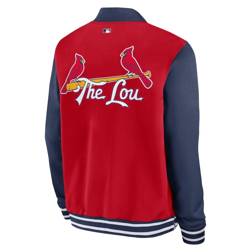 MLB Nike St. Louis Cardinals 2024 City Connect Authentic Collection Game Time Full-Zip Jacket