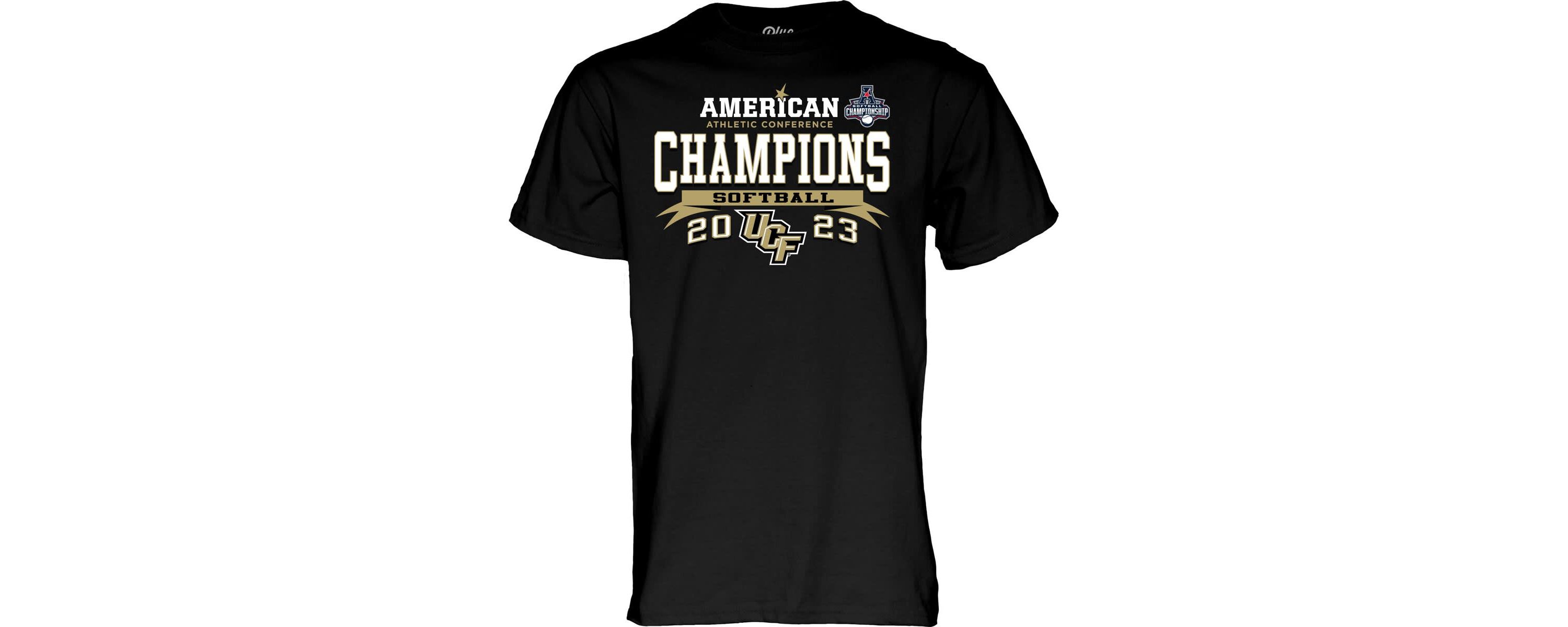 NCAA UCF Knights 2023 AAC Softball Conference Tournament s Locker Room T-Shirt