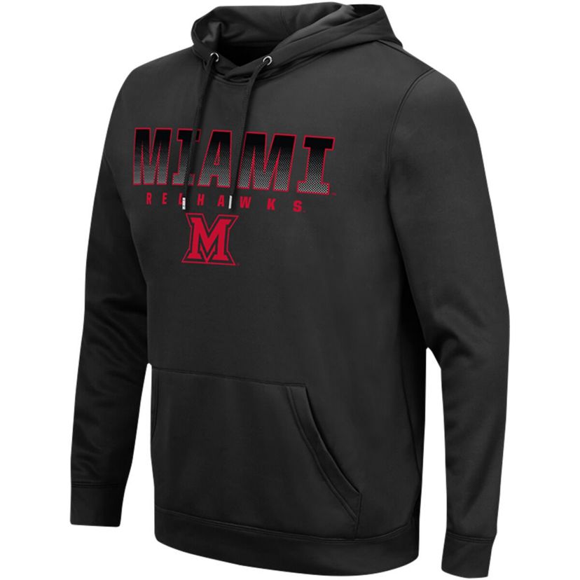 Miami (OH) RedHawks NCAA Miami University RedHawks Blackout 3.0 Pullover Hoodie