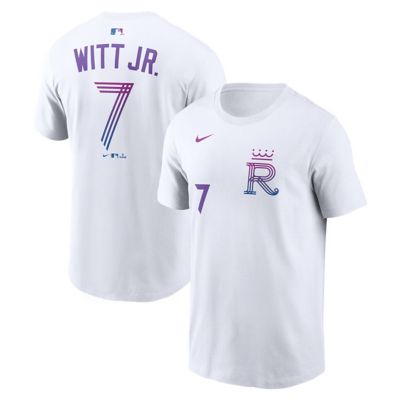 Men's MLB Nike Bobby Witt Jr. Kansas City Royals 2026 City Connect Name & Number T-Shirt