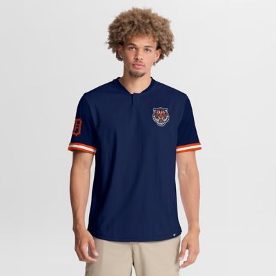 Men's MLB Fanatics Detroit Tigers Walk Off Shirt, Navy Blue, 3XL