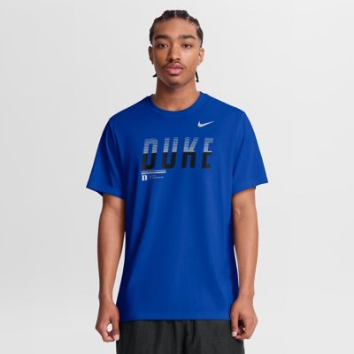 Men's Duke Blue Devils NCAA Nike Duke Devils Sideline Legend Dri-FIT T-Shirt, 2XL