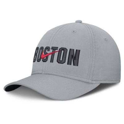 Men's Boston Red Sox MLB Nike Boston Sox Primetime Rise Dri-FIT Flex Hat, Gray, Medium