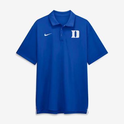 Men's Duke Blue Devils NCAA Nike Duke Devils 2026 Sideline Tour Dri-FIT Polo