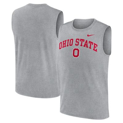 Men's NCAA Nike Ohio State Buckeyes Primetime Legend Arch Dri-FIT Muscle Tank Top