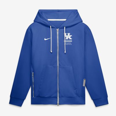 Men's NCAA Nike Kentucky Wildcats 2026 Sideline Standard Issue Dri-FIT Full-Zip Hoodie, Large