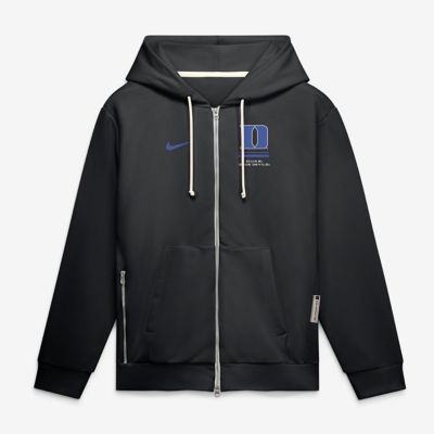 Men's Duke Blue Devils NCAA Nike Duke Devils 2026 Sideline Standard Issue Dri-FIT Full-Zip Hoodie