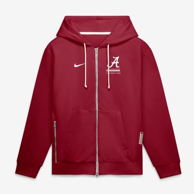 Men's Alabama Crimson Tide NCAA Nike Alabama Tide 2026 Sideline Standard Issue Dri-FIT Full-Zip Hoodie, 3XL