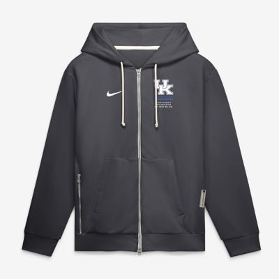 Men's NCAA Nike Kentucky Wildcats 2026 Sideline Standard Issue Dri-FIT Full-Zip Hoodie
