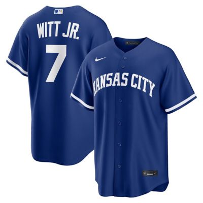 Men's MLB Nike Bobby Witt Jr. Kansas City Royals Alternate Replica Jersey
