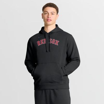 Men's Boston Red Sox MLB Nike Boston Sox Dri-FIT Club Hoodie
