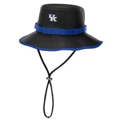 Men's NCAA Nike Kentucky Wildcats 2026 Sideline Apex Boonie Bucket Hat, Black, Large