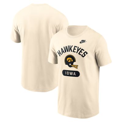 Men's NCAA Nike Iowa Hawkeyes Legacy Arch Helmet T-Shirt, 2XL