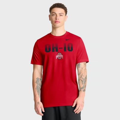 Men's NCAA Nike Ohio State Buckeyes Primetime Legend Kinetic Mantra Dri-FIT T-Shirt